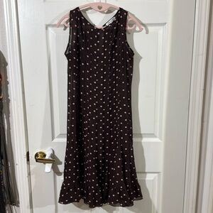 Vintage brown dress size 8P